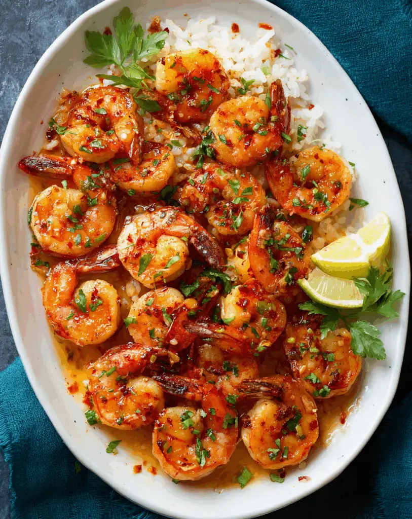 Garlic Shrimp Hawaiian Style