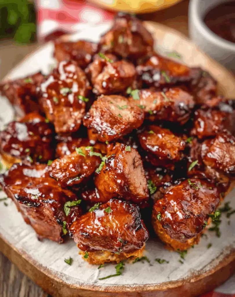 BBQ Pork Tenderloin Bites