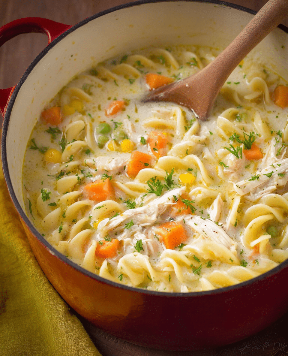 Creamy Chicken Noodle Soup