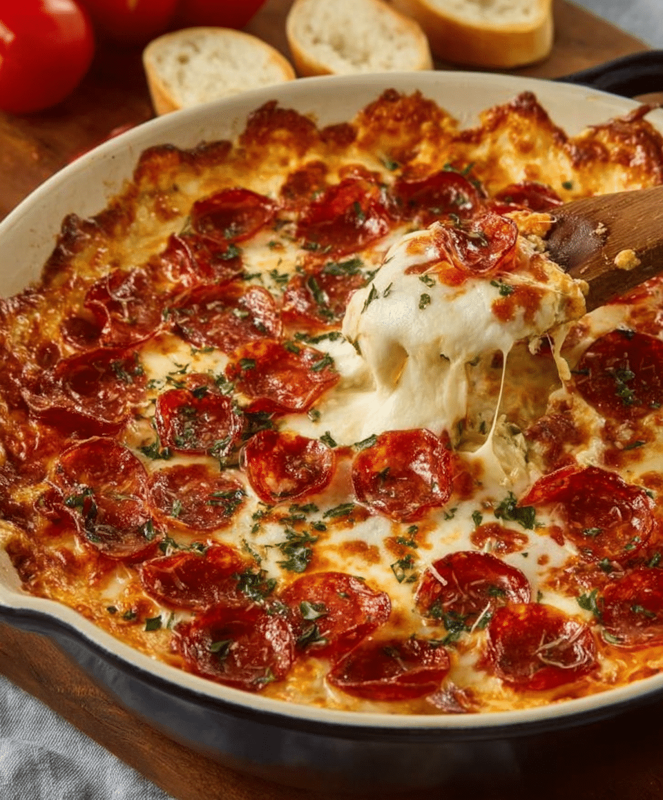 Easy Cheesy Pizza Dip