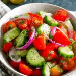 Healthy Cucumber Tomato Salad
