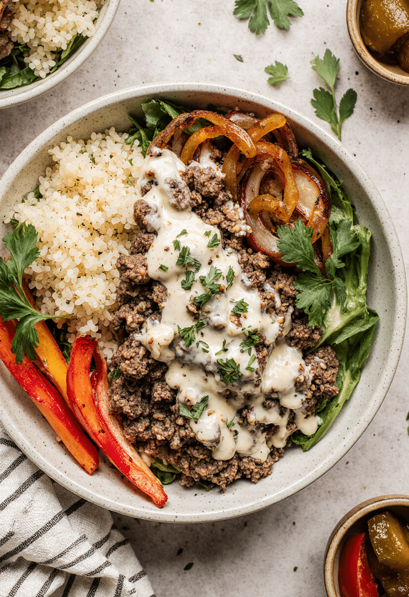 Philly Cheesesteak Bowl