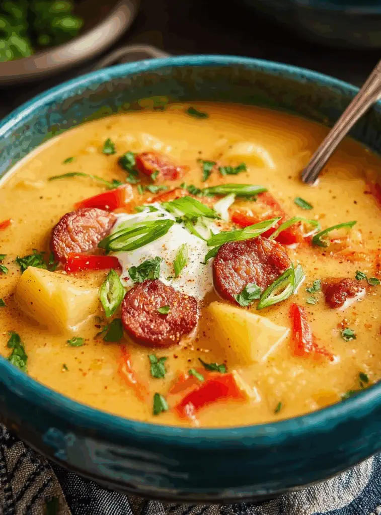 Slow Cooker Cajun Potato Soup