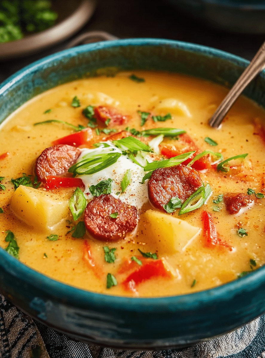 Slow Cooker Cajun Potato Soup