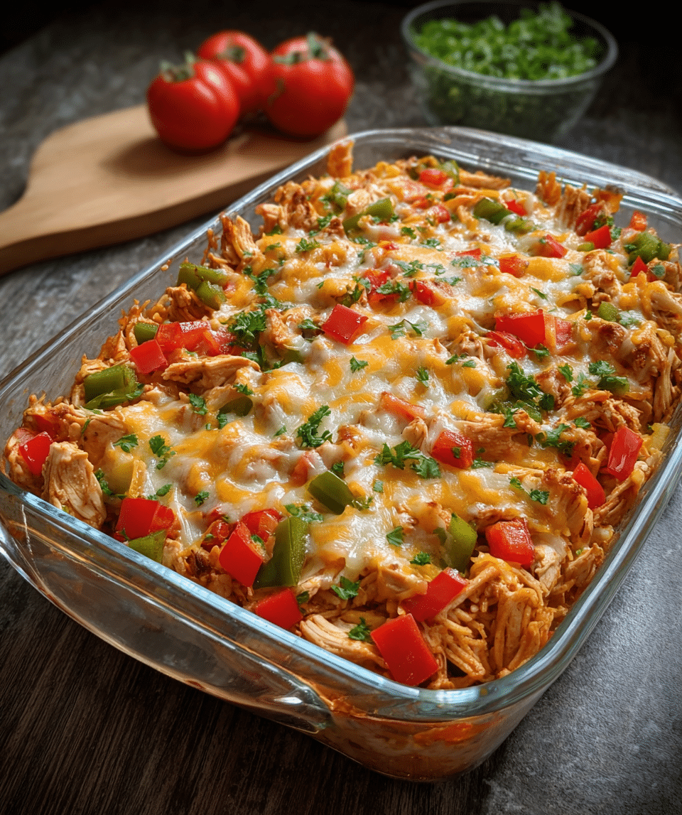 Fajita Chicken Casserole