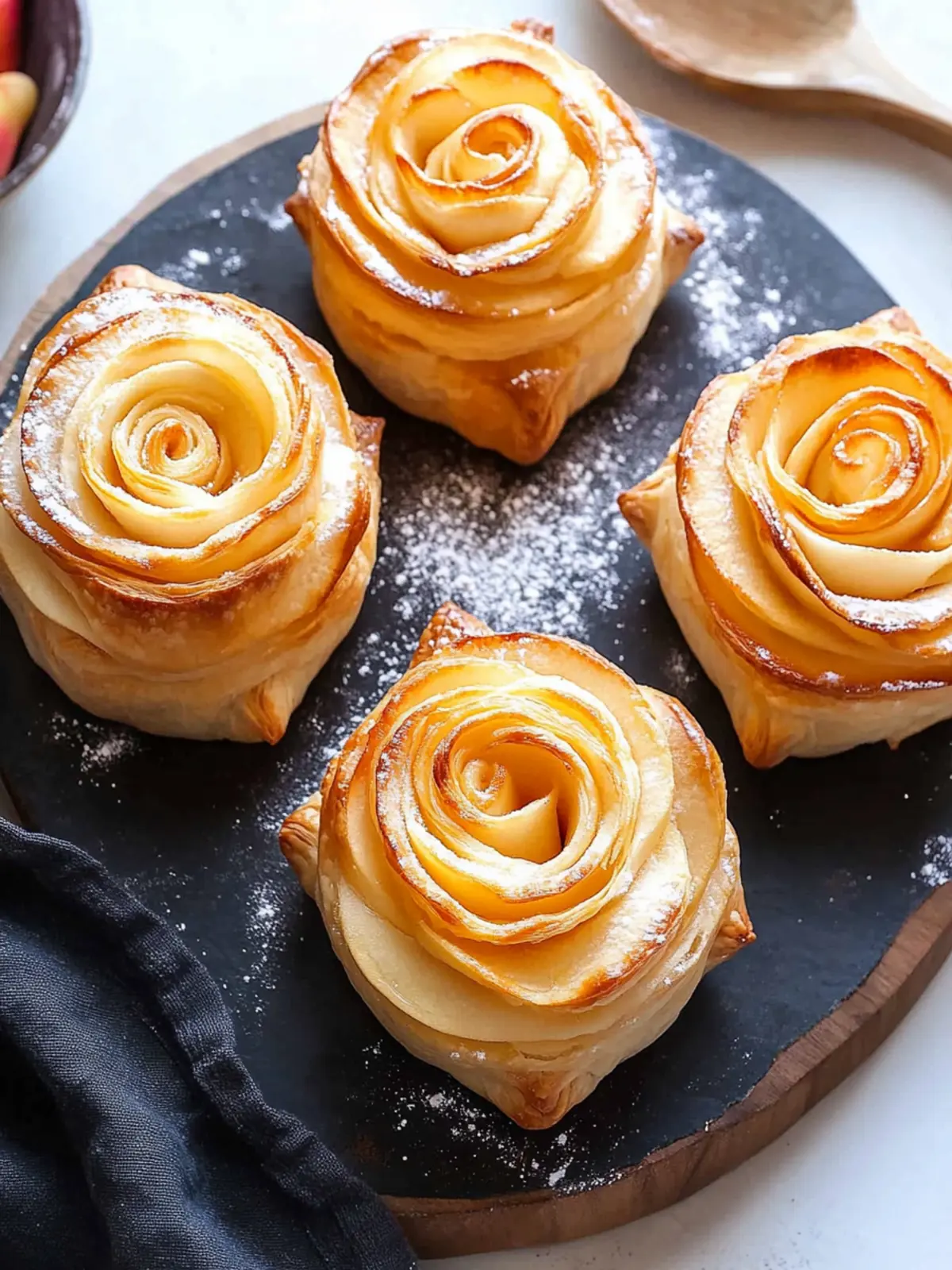 Irresistible Apple Roses with Puff Pastry to Impress Anyone 3 Apple Roses with Puff Pastry