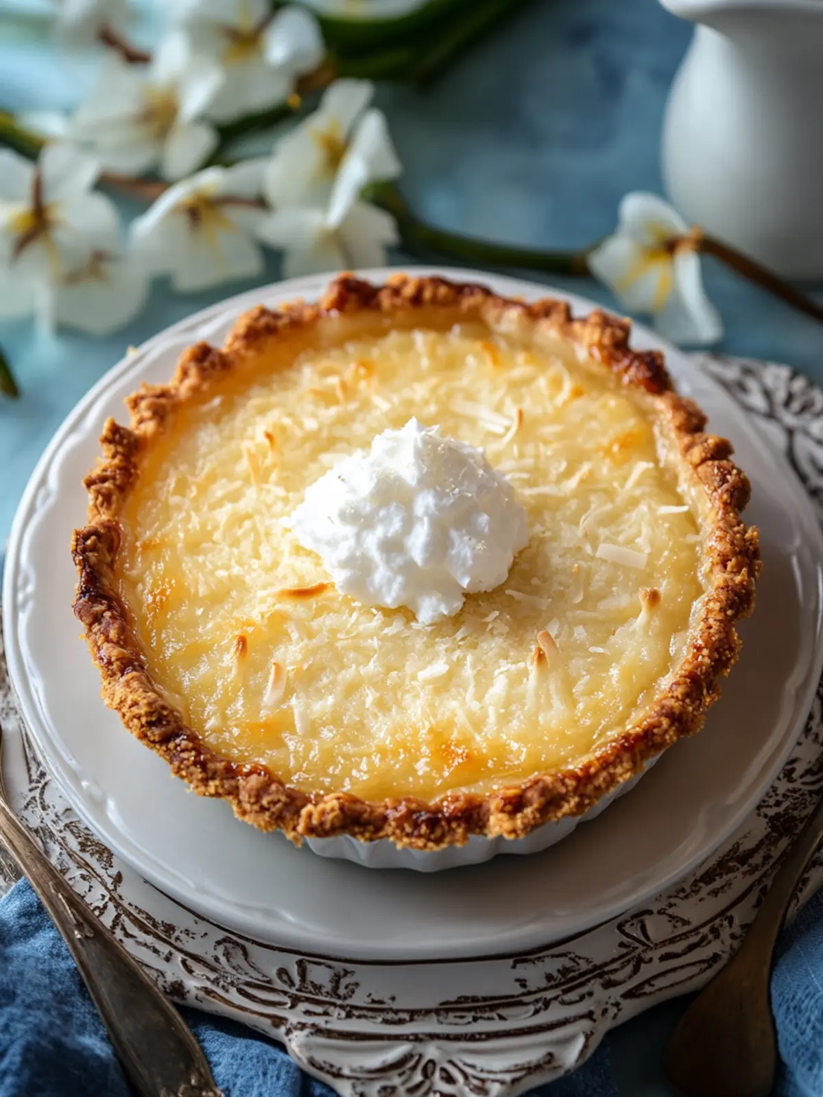 Easy Coconut Rum Pie for a Tropical Taste Escape at Home 3 Easy Coconut Rum Pie