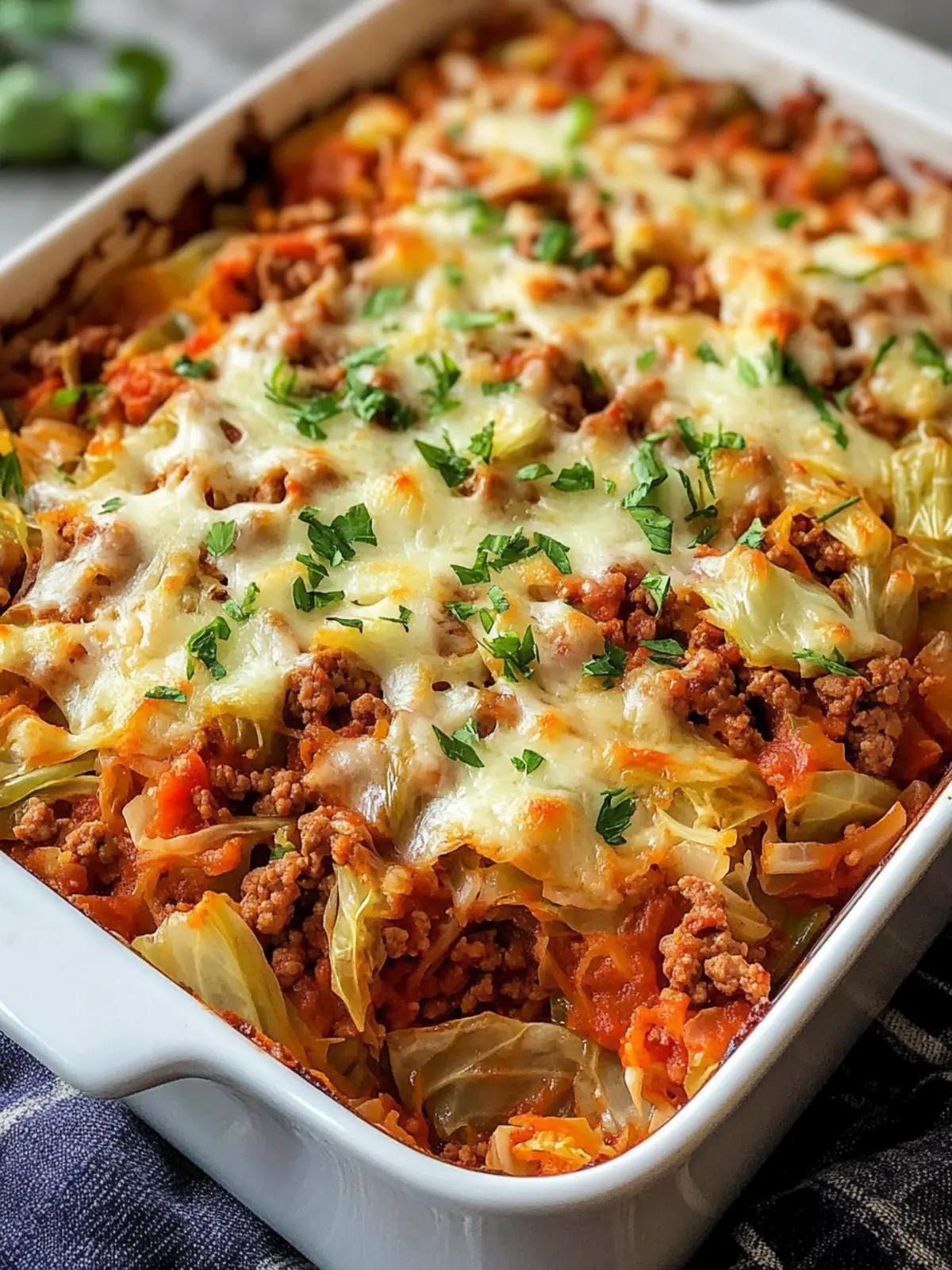 Lazy Cabbage Roll Casserole with Ground Beef for Easy Comfort 4 Lazy Cabbage Roll Casserole (with Ground Beef)