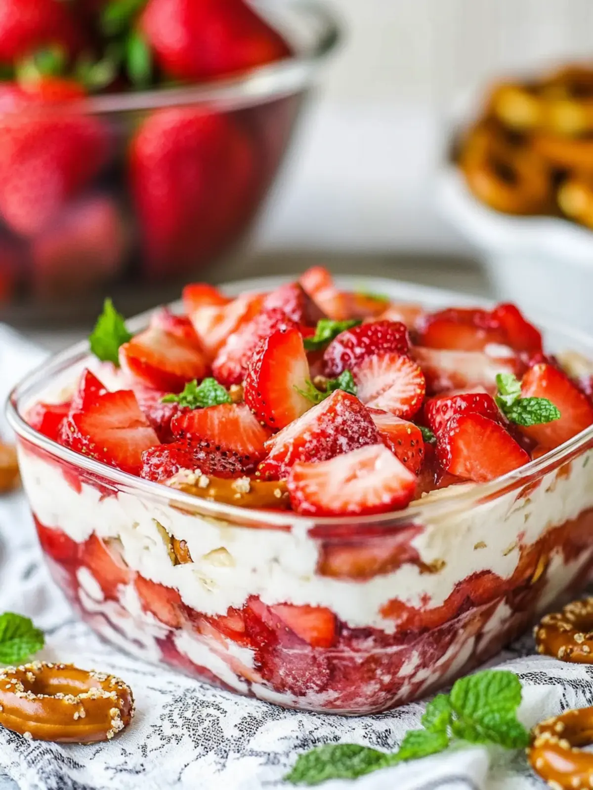 Sweet Strawberry Pretzel Salad: A Nostalgic Treat to Relish 3 Strawberry Pretzel Salad