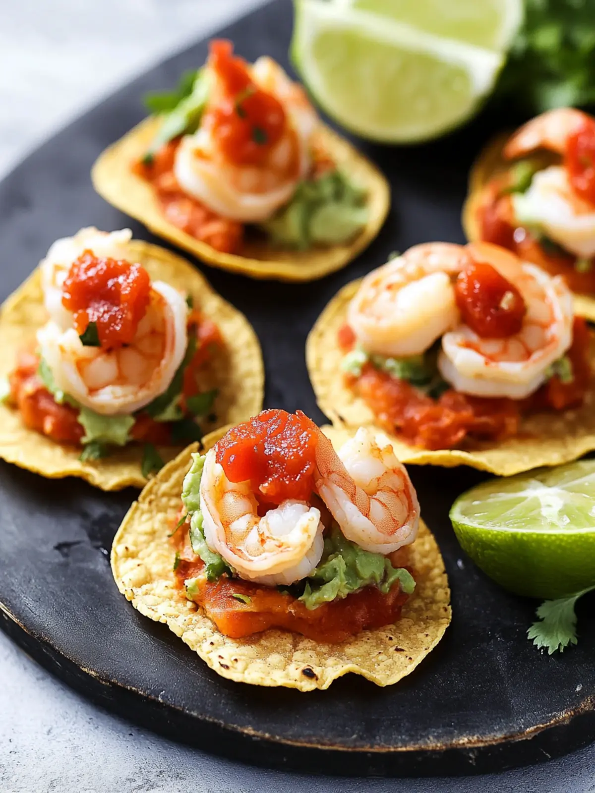 Irresistible Shrimp Taco Bites with Honey-Lime Burst 4 Shrimp Taco Bites