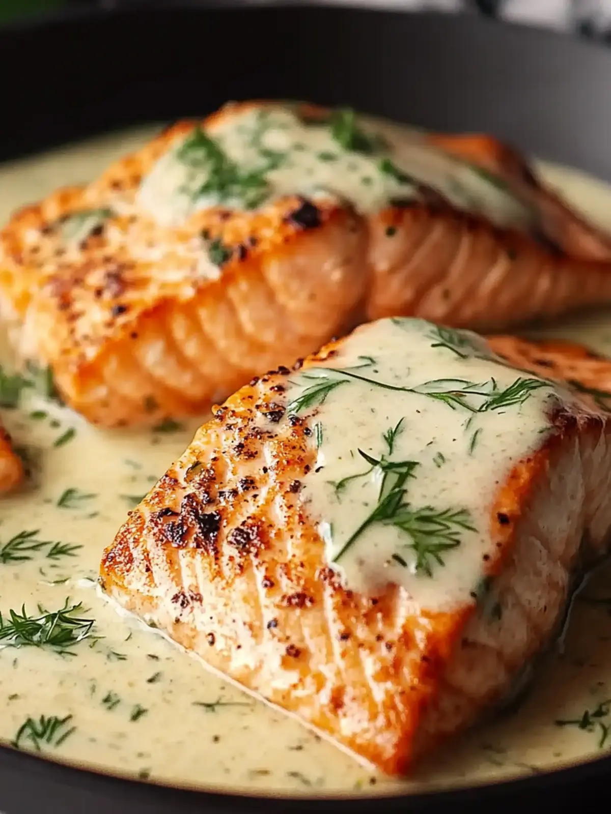 Creamy Garlic Salmon: Quick, Healthy, and Simply Irresistible 2 Creamy Garlic Salmon