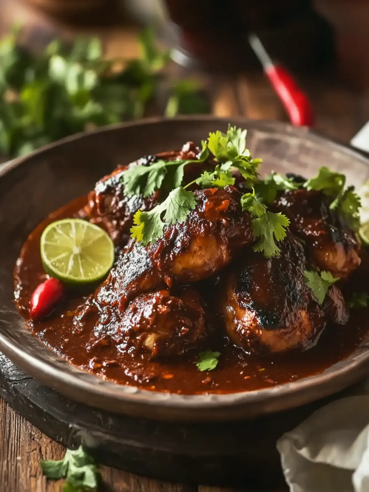 Melt-in-Your-Mouth Chocolate Mole Chicken Recipe to Savor 3 Chocolate Mole Chicken