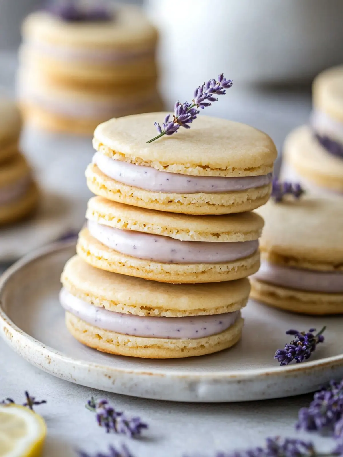 Lemon Lavender Sandwich Cookies Recipe for a Refreshing Bite 4 Lemon Lavender Sandwich Cookies Recipe