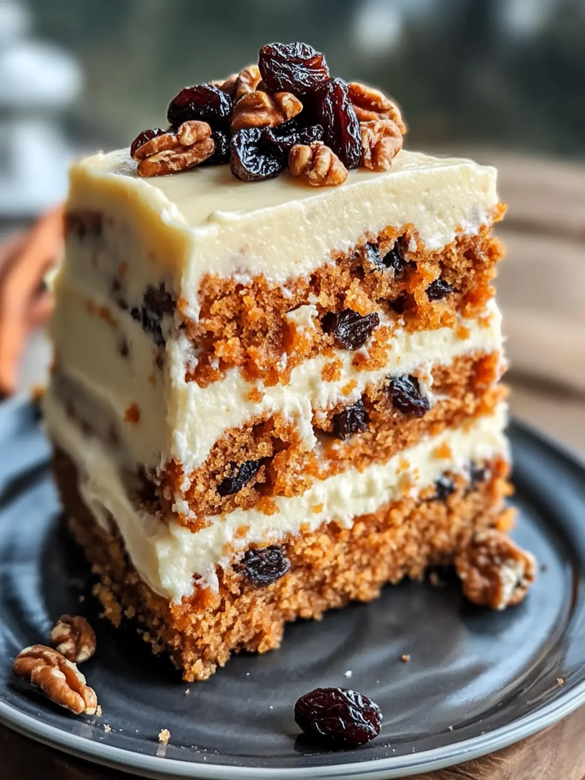 Moist Raisin Carrot Cake Made Easy in Your Pressure Cooker 3 Raisin carrot cake