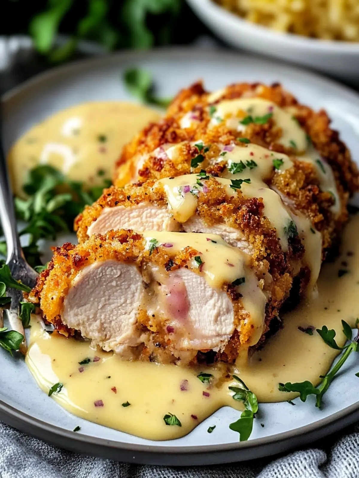Mouthwatering Chicken Cordon Bleu with Creamy Dijon Twist 3 Chicken Cordon Bleu