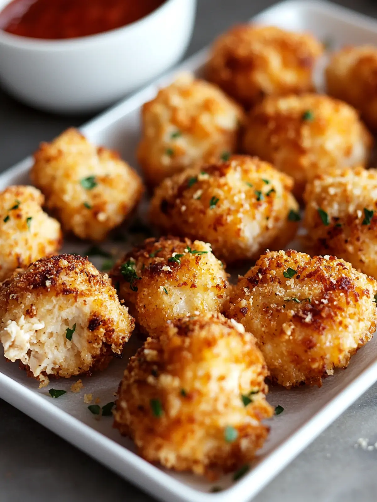 Golden Crunchy Parmesan Chicken Bites Your Family Will Love 2 Golden Crunchy Parmesan Chicken Bites