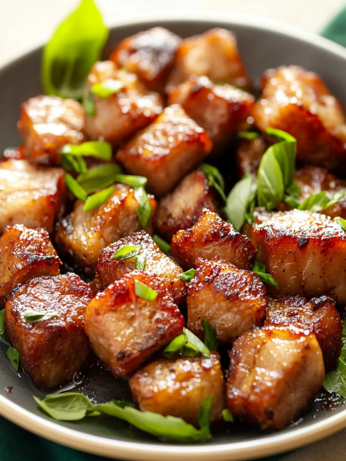 Crispy Air Fryer Pork Belly Bites with Just 4 Ingredients 4 Crispy Air Fryer Pork Belly Bites only 4 ingredients!
