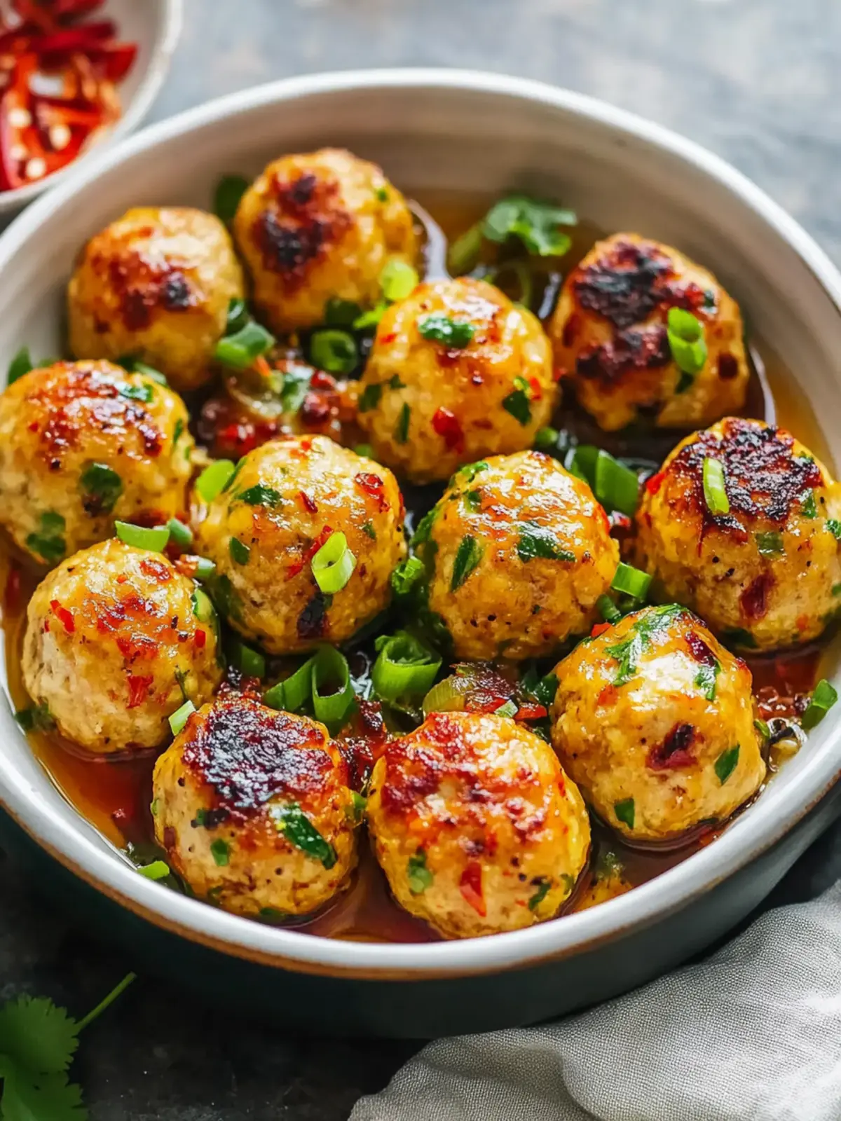 Delicious Easy Thai Baked Chicken Meatballs You’ll Love! 5 Easy Thai Baked Chicken Meatballs