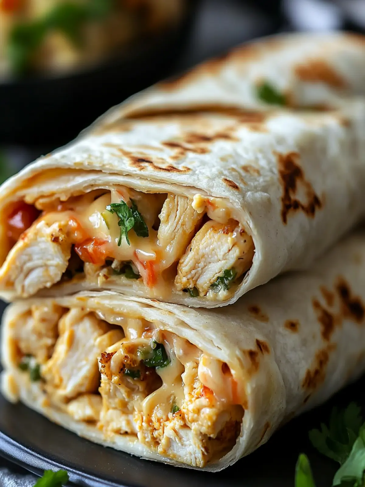 Mastering Ooey-Gooey Cheesy Garlic Chicken Wraps at Home 5 Mastering Ooey-gooey Cheesy Garlic Chicken Wraps: A Tasty Journey