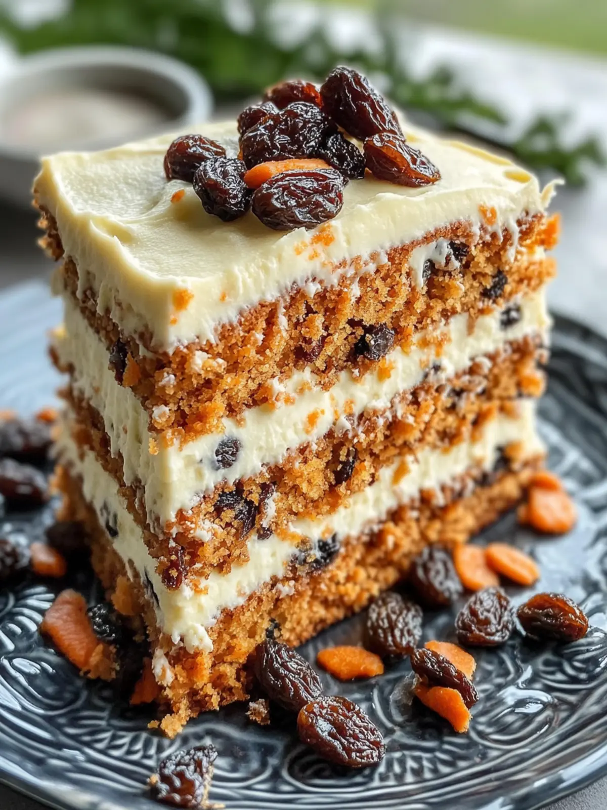 Moist Raisin Carrot Cake Made Easy in Your Pressure Cooker 5 Raisin carrot cake