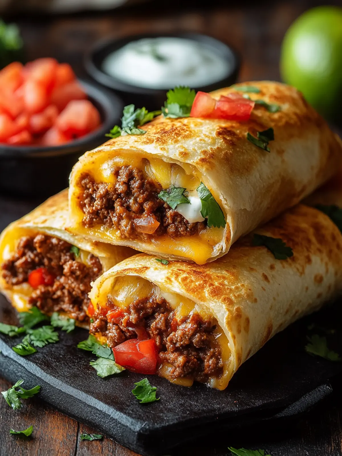 Delicious Beef and Cheese Chimichangas Recipe for Family Fun 5 Beef and Cheese Chimichangas Recipe