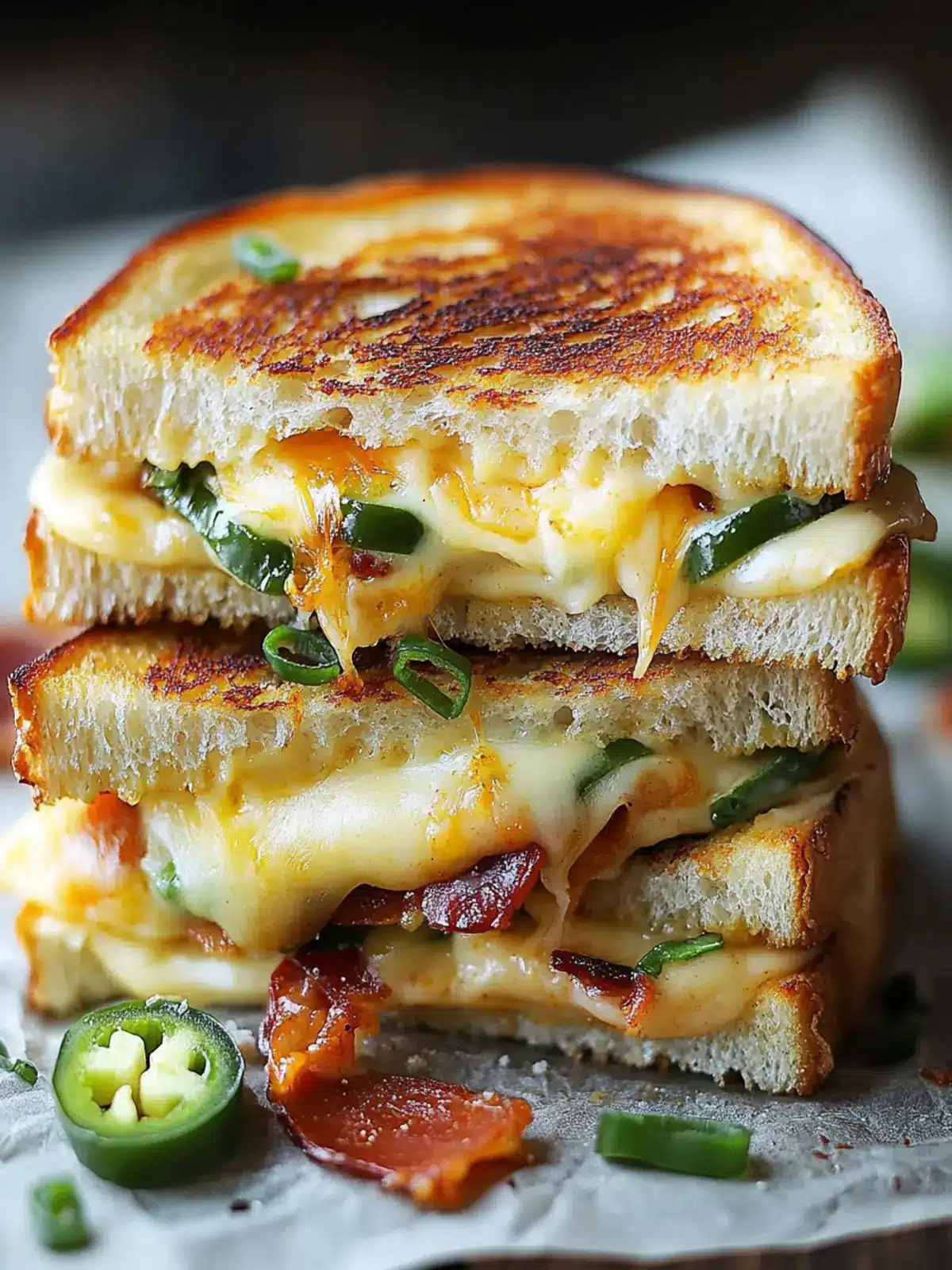 Jalapeno Popper Grilled Cheese Sandwich Recipe and Pro Tips 2 Jalapeno Popper Grilled Cheese Sandwich Recipe and Tips