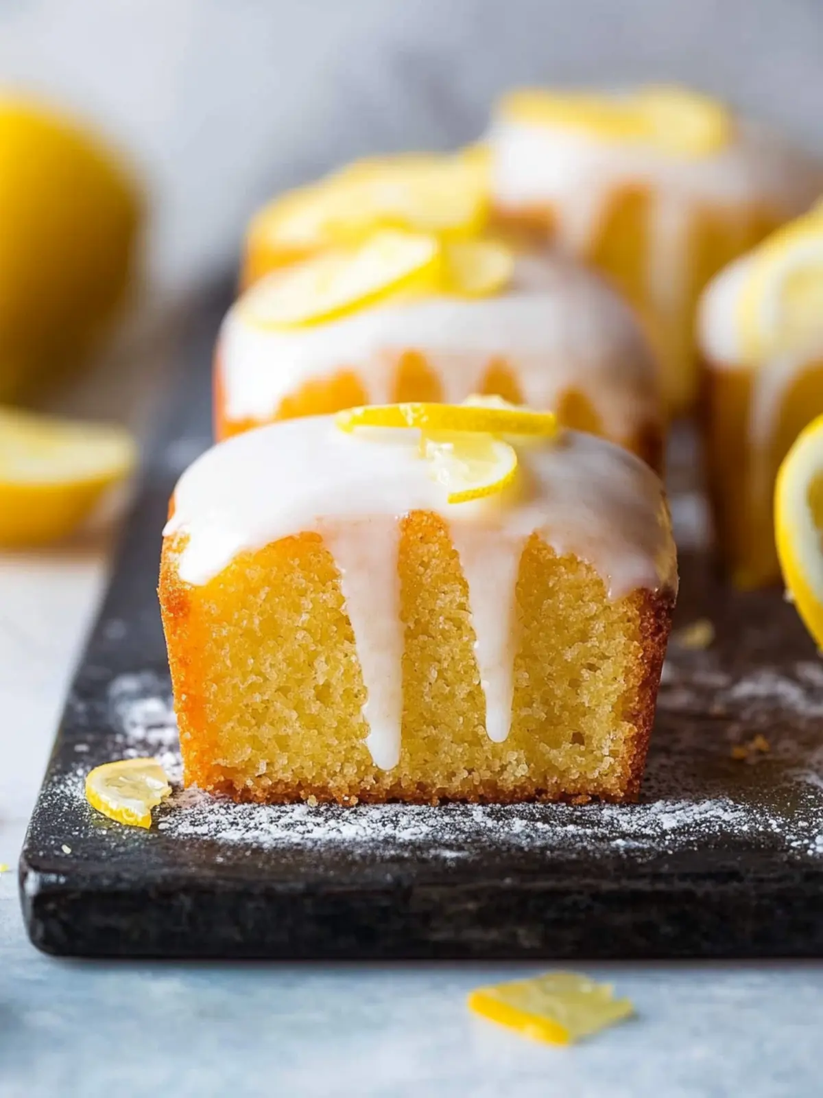 Mini Lemon Drizzle Loaf Cakes That Brighten Your Day 3 Mini Lemon Drizzle Loaf Cakes