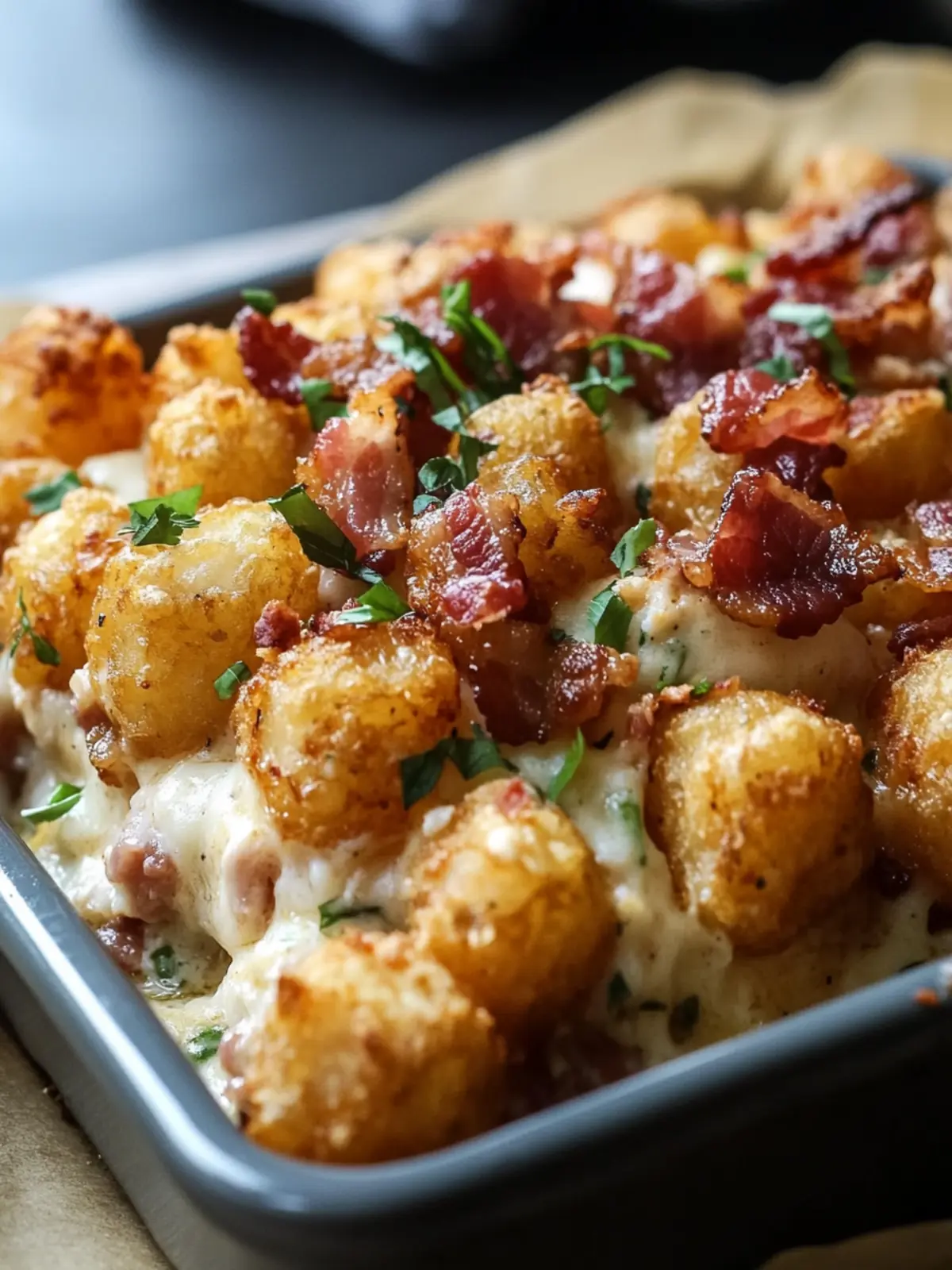 Irresistible Chicken Bacon Ranch Tater Tot Casserole Delight 2 Chicken Bacon Ranch Tater Tot Casserole