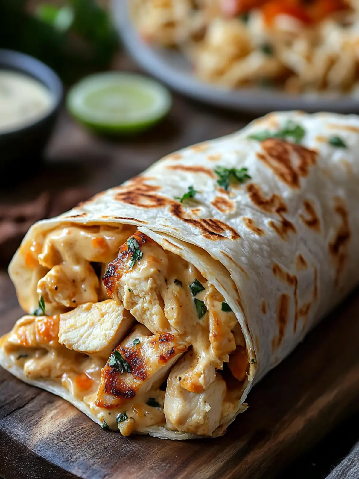 Mastering Ooey-Gooey Cheesy Garlic Chicken Wraps at Home 3 Mastering Ooey-gooey Cheesy Garlic Chicken Wraps: A Tasty Journey