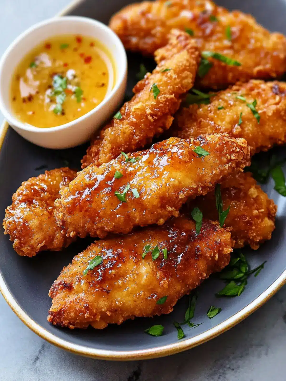 Crispy Honey Butter Chicken Tenders for Quick Family Joy 3 Crispy Honey Butter Chicken Tenders