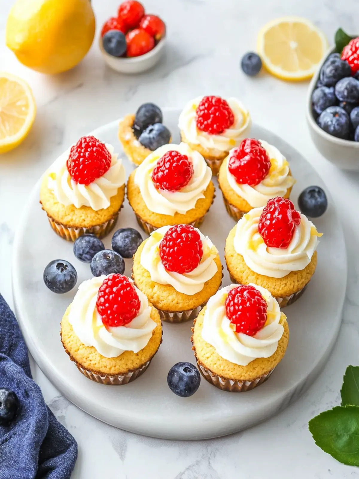 Lemon Cheesecake Cookie Cups with Berries for Summer Bliss 5 Lemon Cheesecake Cookie Cups with Berries
