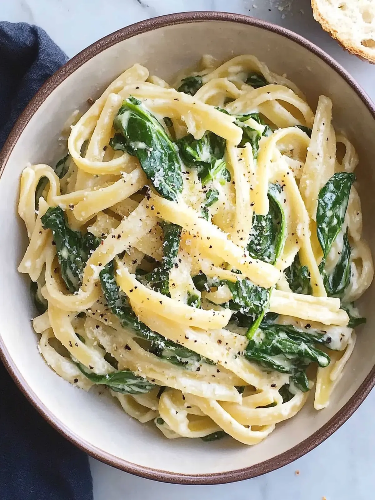Creamy Pasta with Spinach in Under 15 Minutes! 3 Pasta with Spinach, easy & quick!