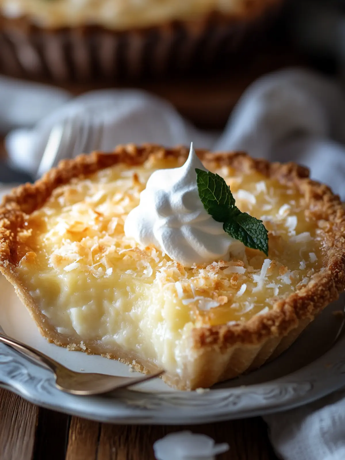 Easy Coconut Rum Pie for a Tropical Taste Escape at Home 2 Easy Coconut Rum Pie