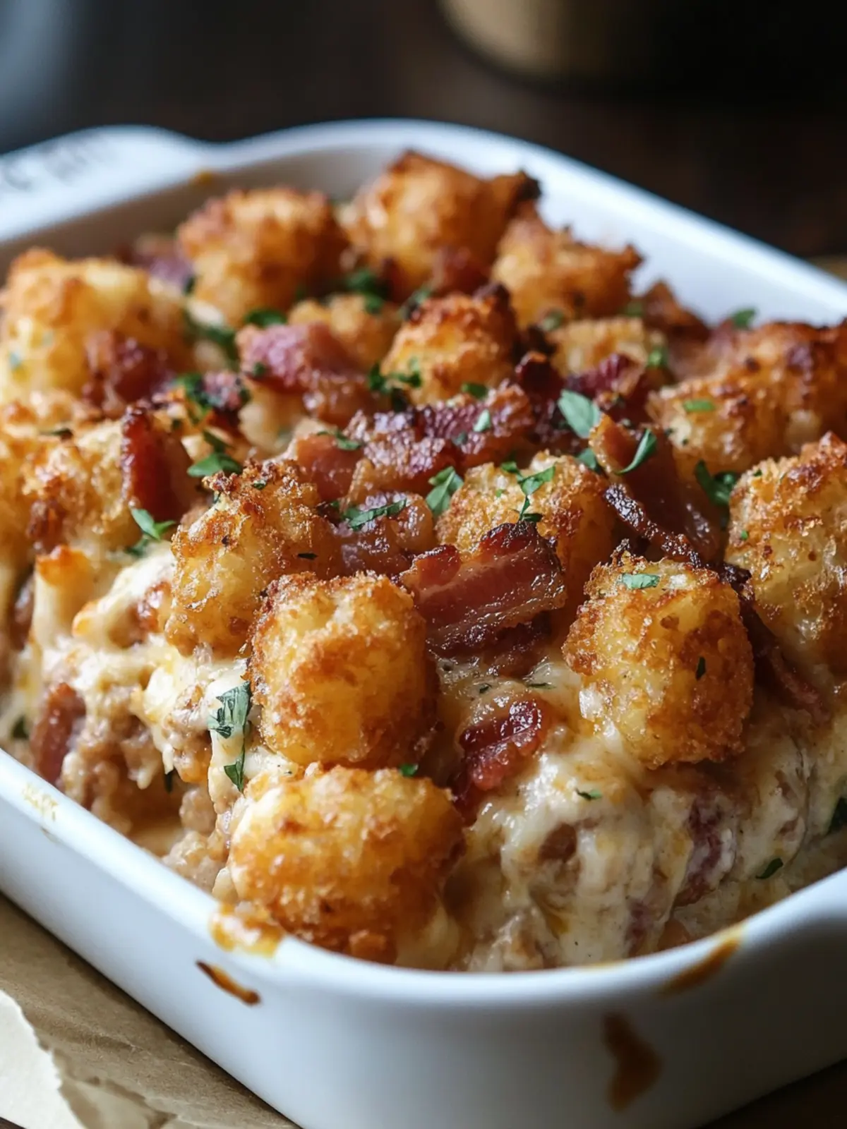 Irresistible Chicken Bacon Ranch Tater Tot Casserole Delight 3 Chicken Bacon Ranch Tater Tot Casserole