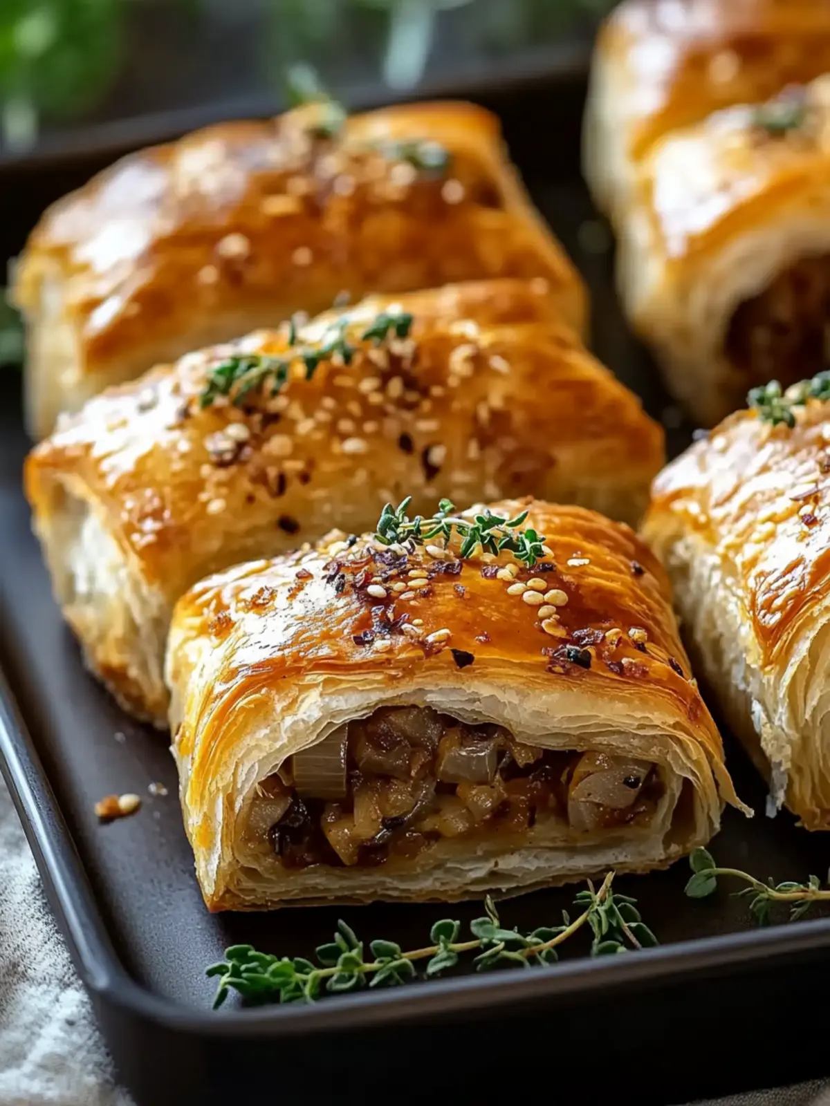 Savory French Onion Sausage Rolls: Irresistibly Flaky Goodness 5 Savory French Onion Sausage Rolls: Golden, Flaky & Irresistibly Flavorful
