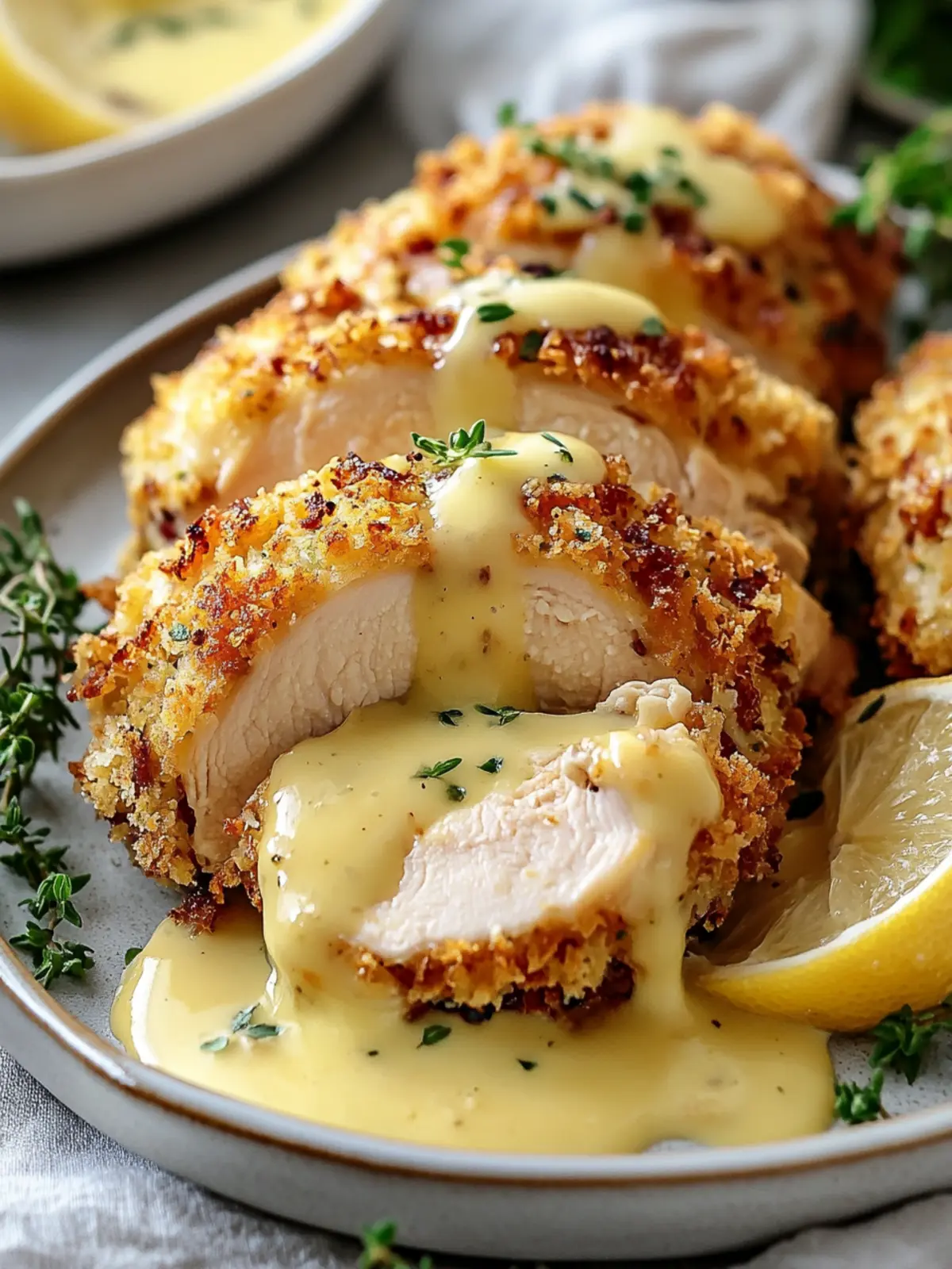 Mouthwatering Chicken Cordon Bleu with Creamy Dijon Twist 4 Chicken Cordon Bleu