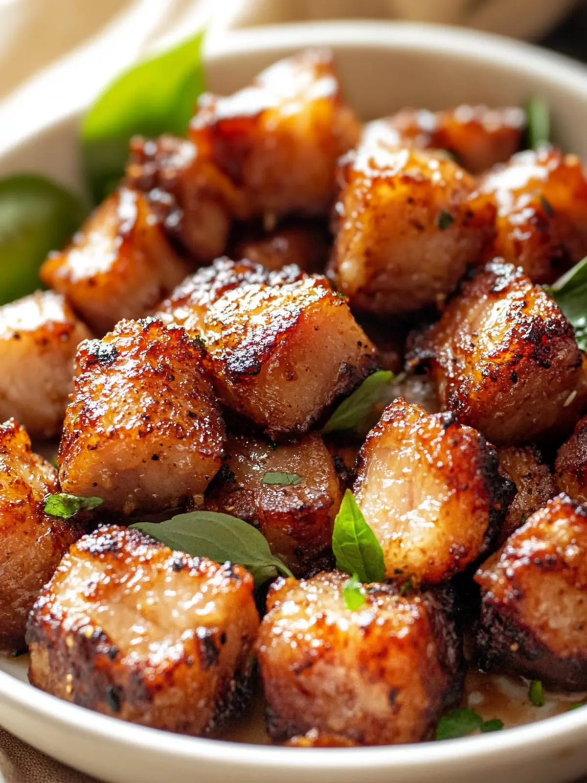 Crispy Air Fryer Pork Belly Bites with Just 4 Ingredients 3 Crispy Air Fryer Pork Belly Bites only 4 ingredients!