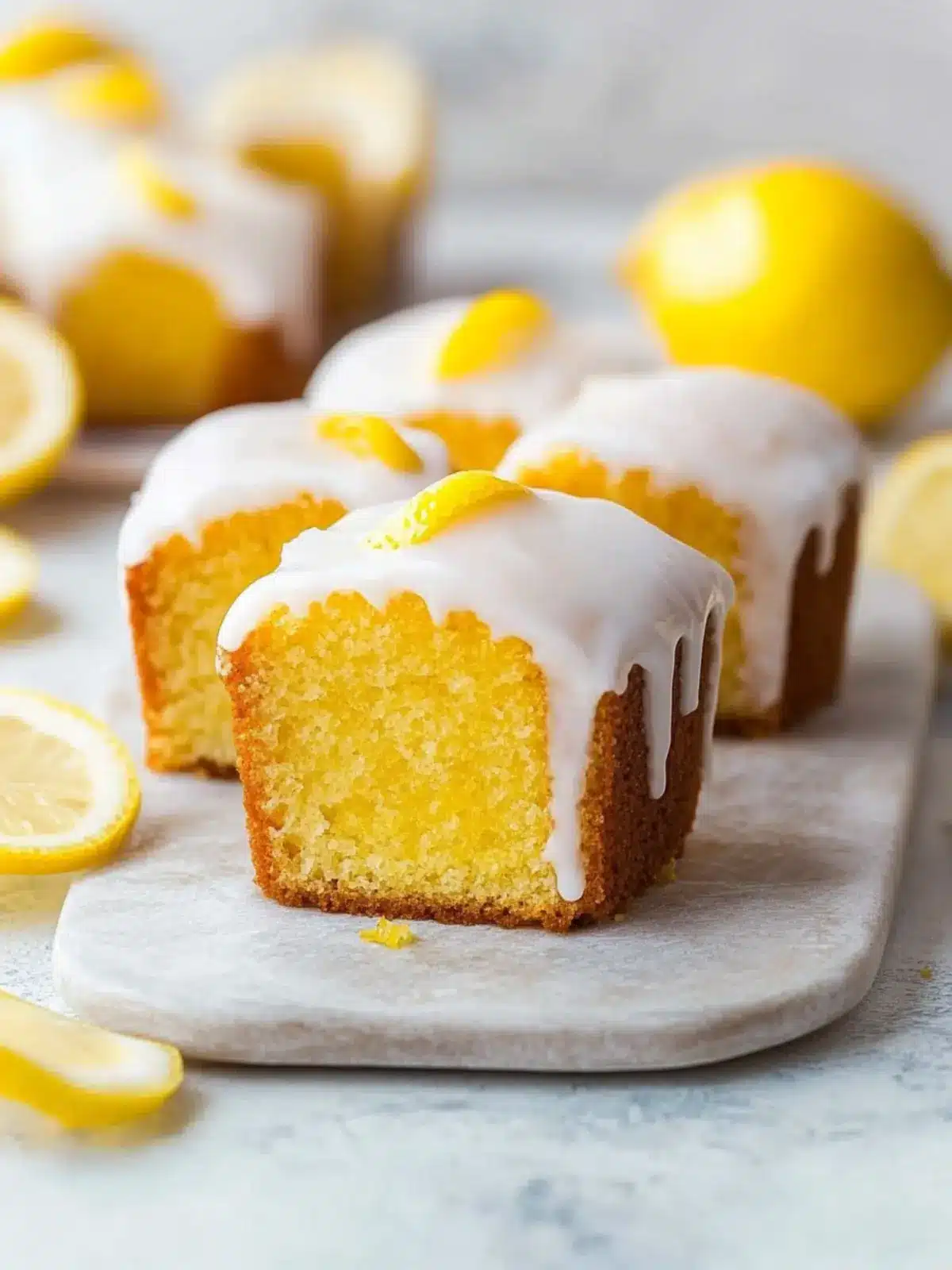 Mini Lemon Drizzle Loaf Cakes That Brighten Your Day 5 Mini Lemon Drizzle Loaf Cakes