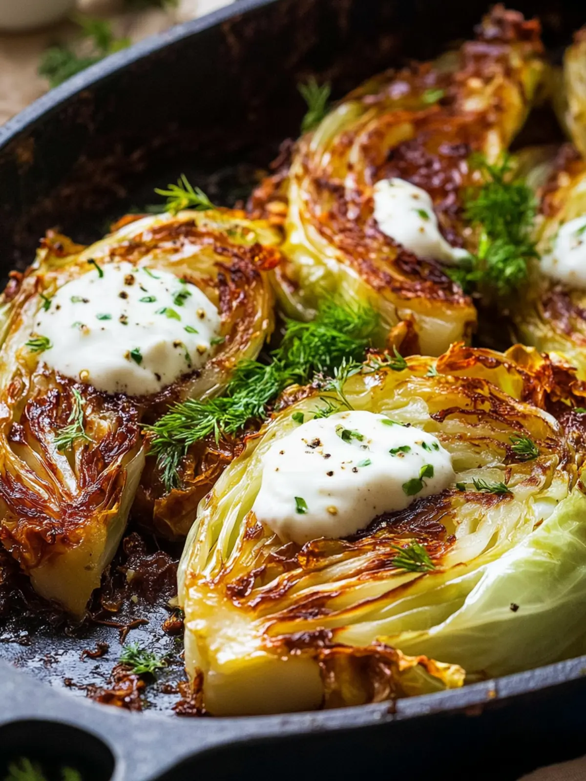 Savory Caramelized Cabbage Wedges with Rich Flavor Boost 2 Caramelized Cabbage Wedges