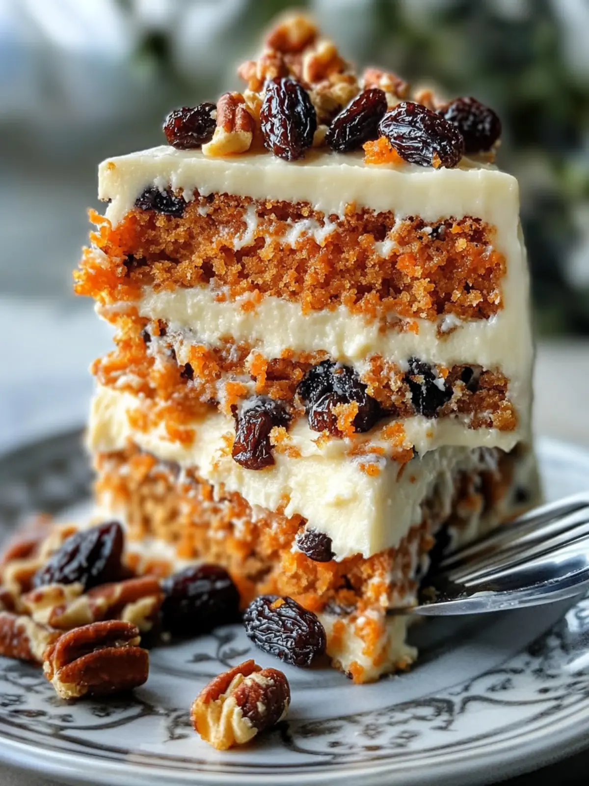 Moist Raisin Carrot Cake Made Easy in Your Pressure Cooker 4 Raisin carrot cake