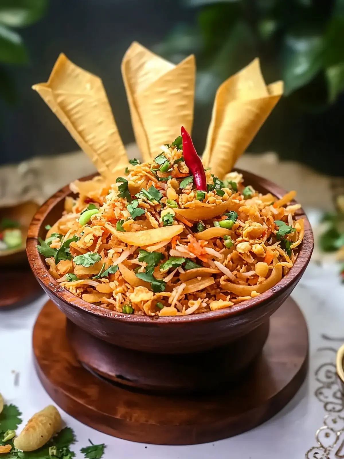 Crispy Lotus Stem Chinese Bhel for a Tasty Twist at Home 2 Crispy Lotus Stem Chinese Bhel
