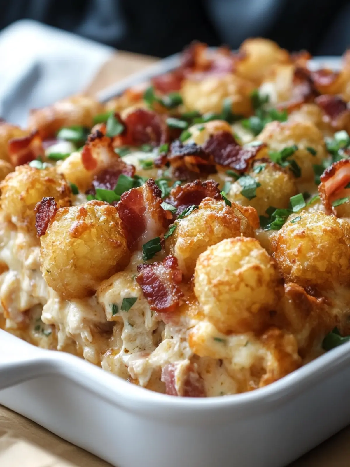 Irresistible Chicken Bacon Ranch Tater Tot Casserole Delight 5 Chicken Bacon Ranch Tater Tot Casserole