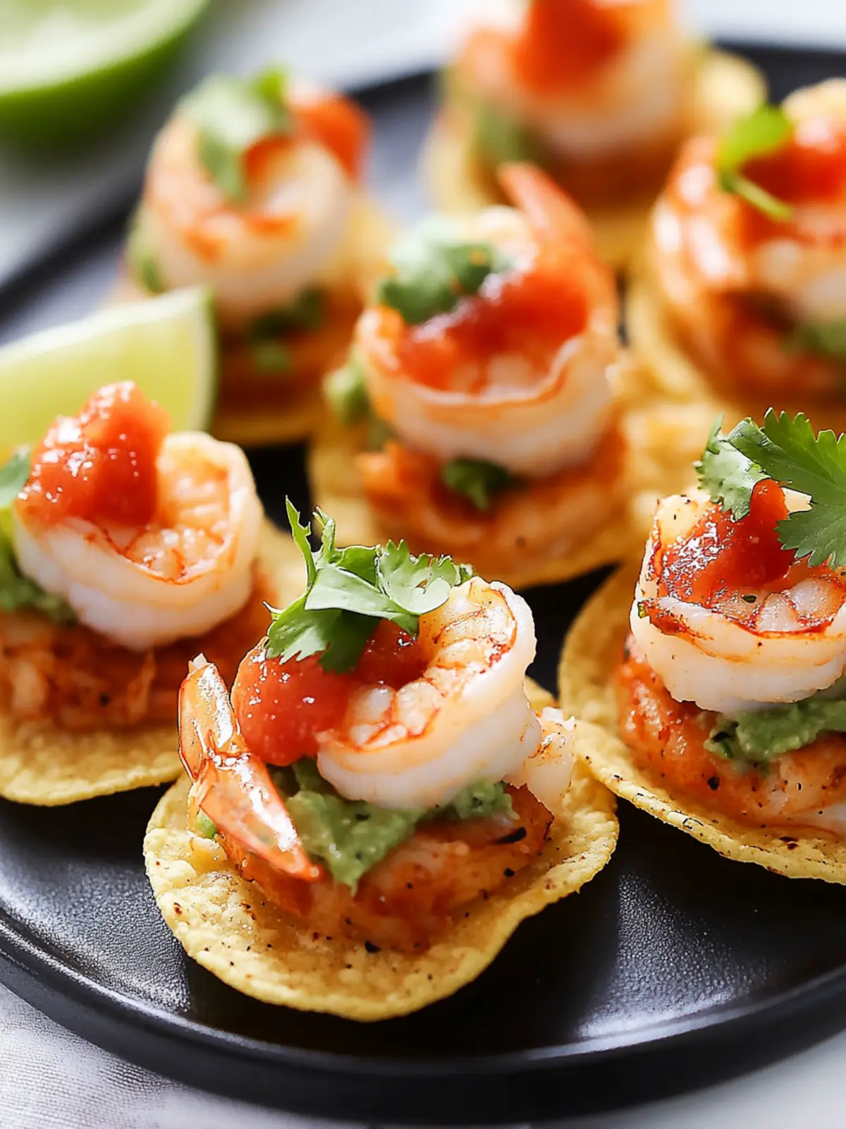 Irresistible Shrimp Taco Bites with Honey-Lime Burst 2 Shrimp Taco Bites