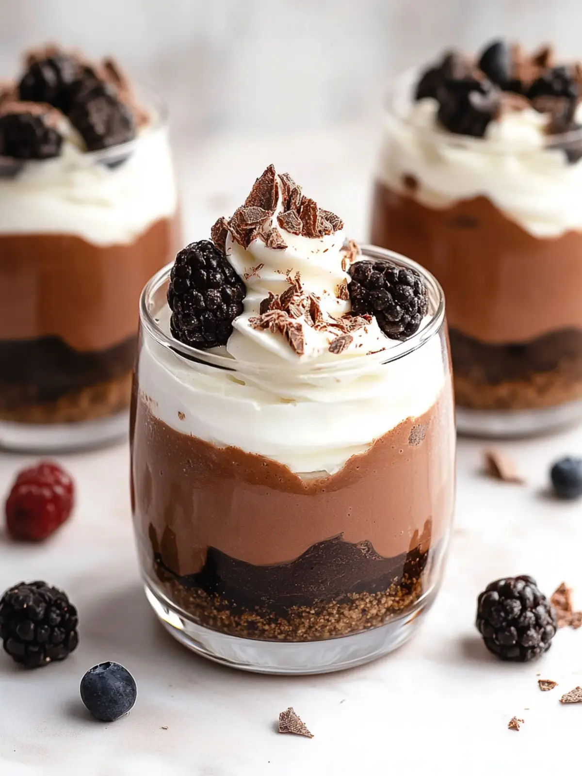 Indulge in No Bake Creamy Chocolate Parfait Bliss 5 Creamy Chocolate Parfait (No Bake)