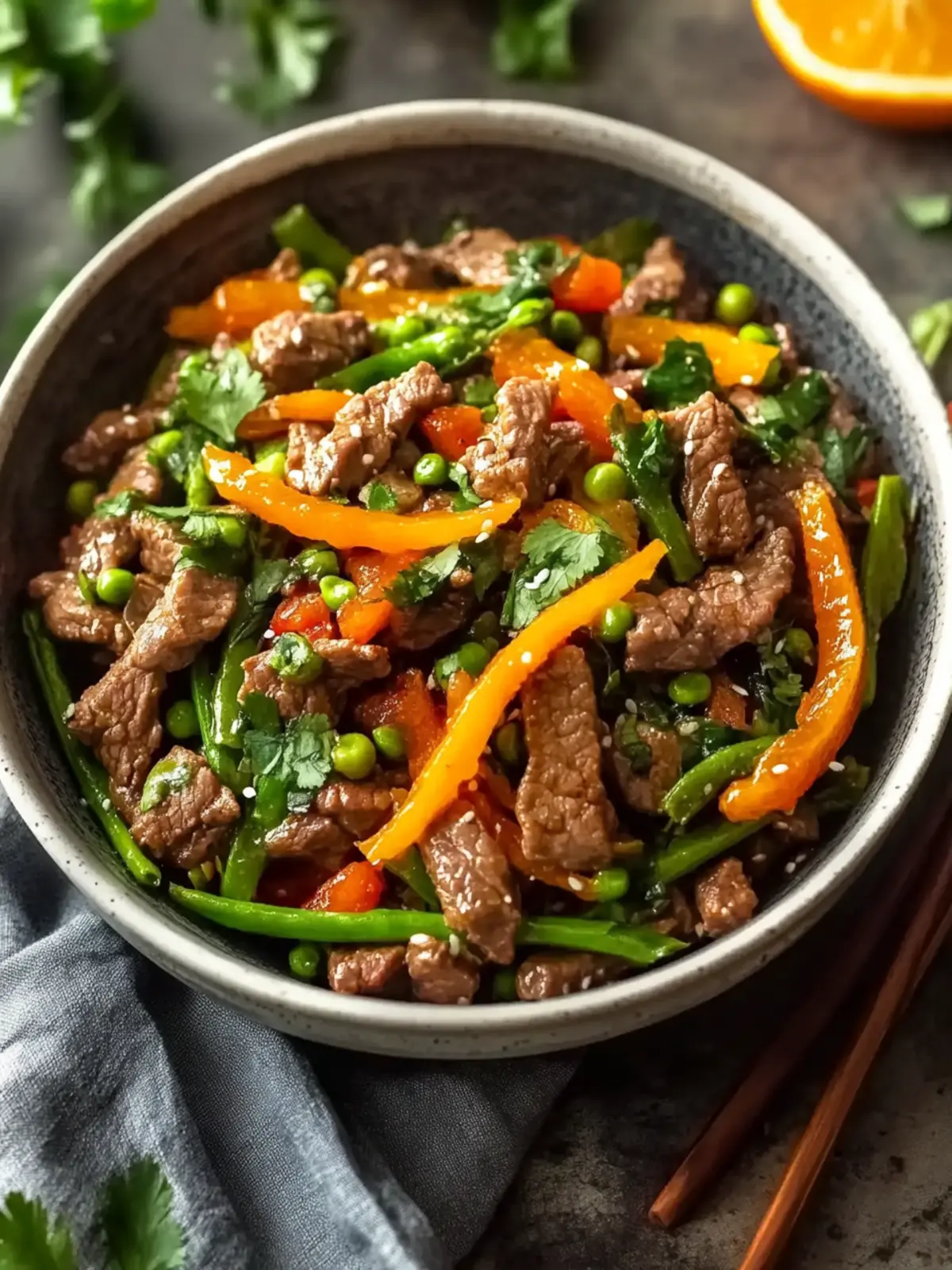 Beef and Zesty Orange Stir-Fry: Your Fast Flavor Fix! 2 Beef and Zesty Orange Stir-Fry