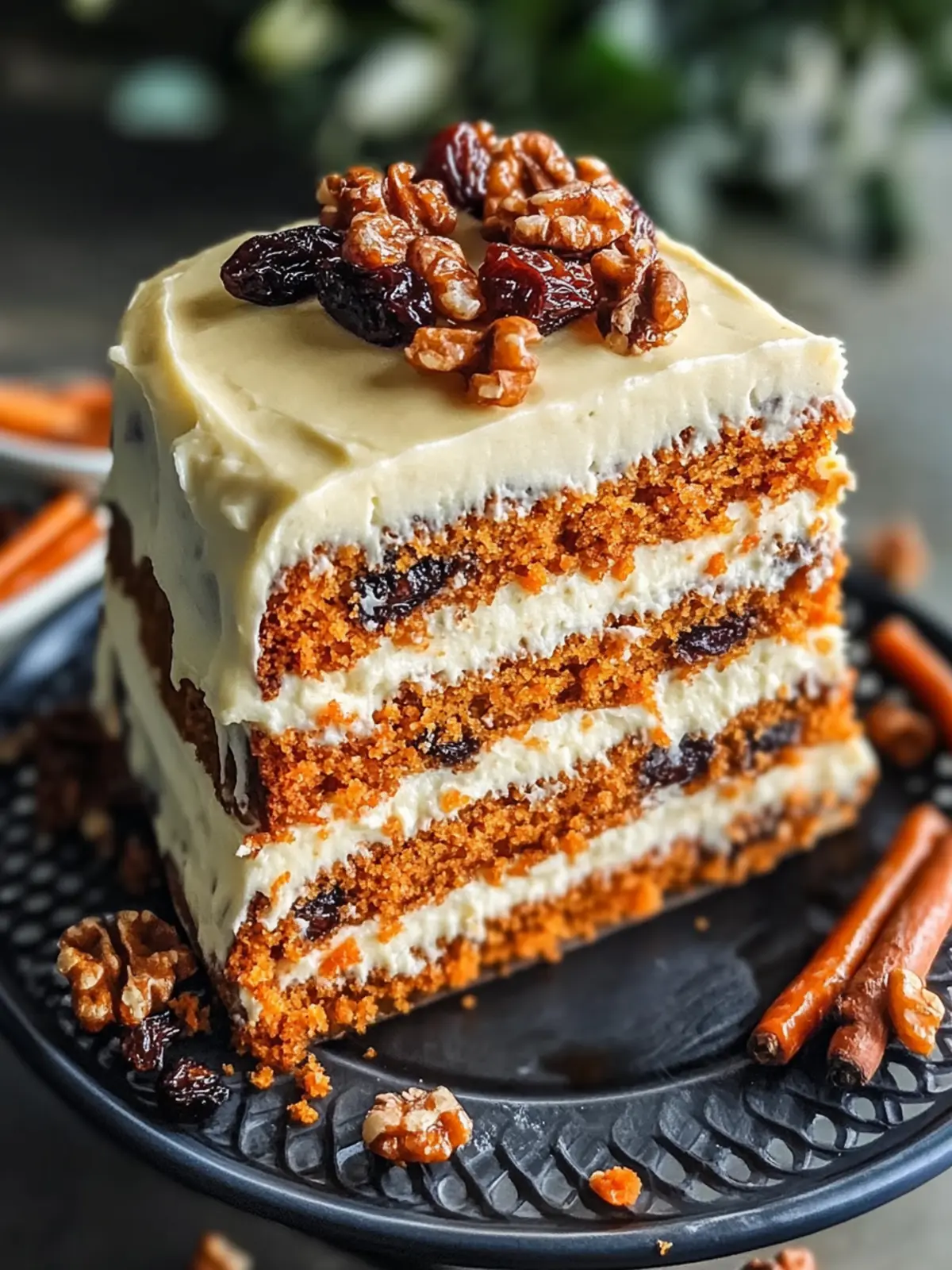 Moist Raisin Carrot Cake Made Easy in Your Pressure Cooker 2 Raisin carrot cake