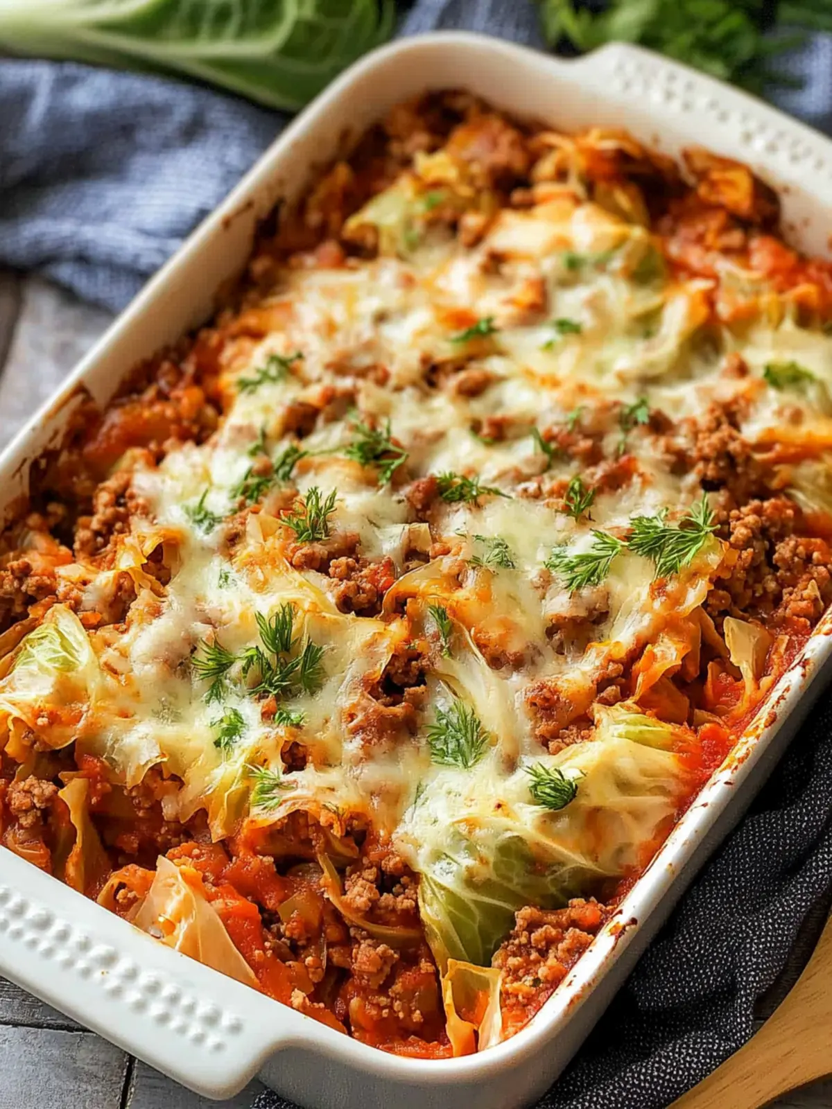 Lazy Cabbage Roll Casserole with Ground Beef for Easy Comfort 2 Lazy Cabbage Roll Casserole (with Ground Beef)