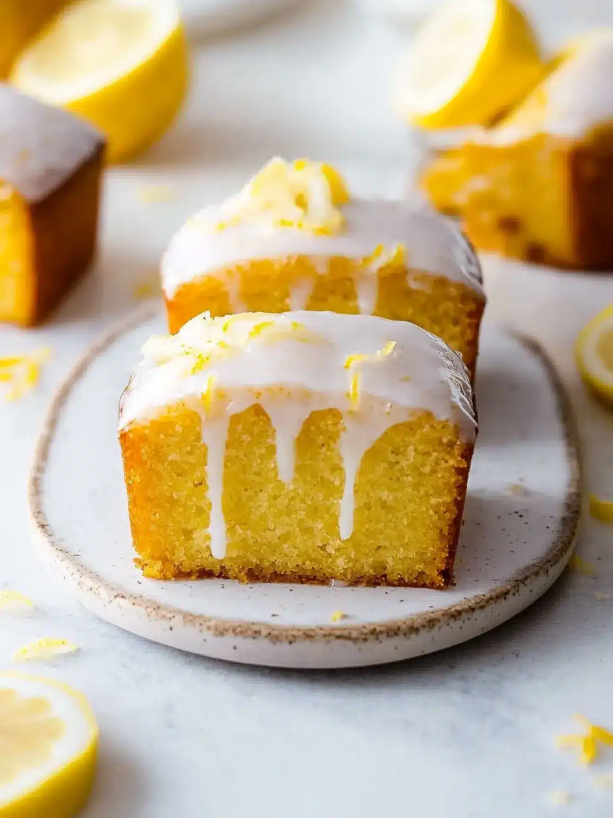 Mini Lemon Drizzle Loaf Cakes That Brighten Your Day 4 Mini Lemon Drizzle Loaf Cakes