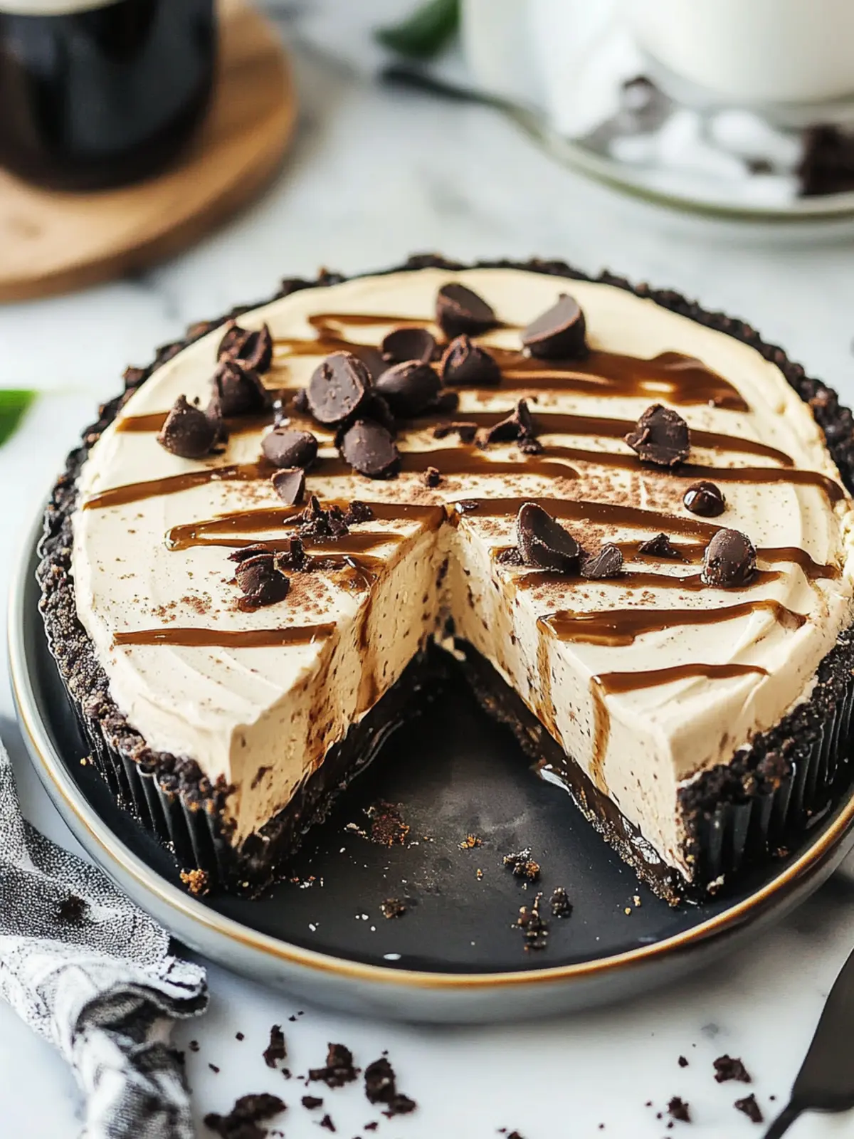 Indulge in Kahlua Ice Cream Pie: A Dreamy Dessert Delight 3 Kahlua Ice Cream Pie