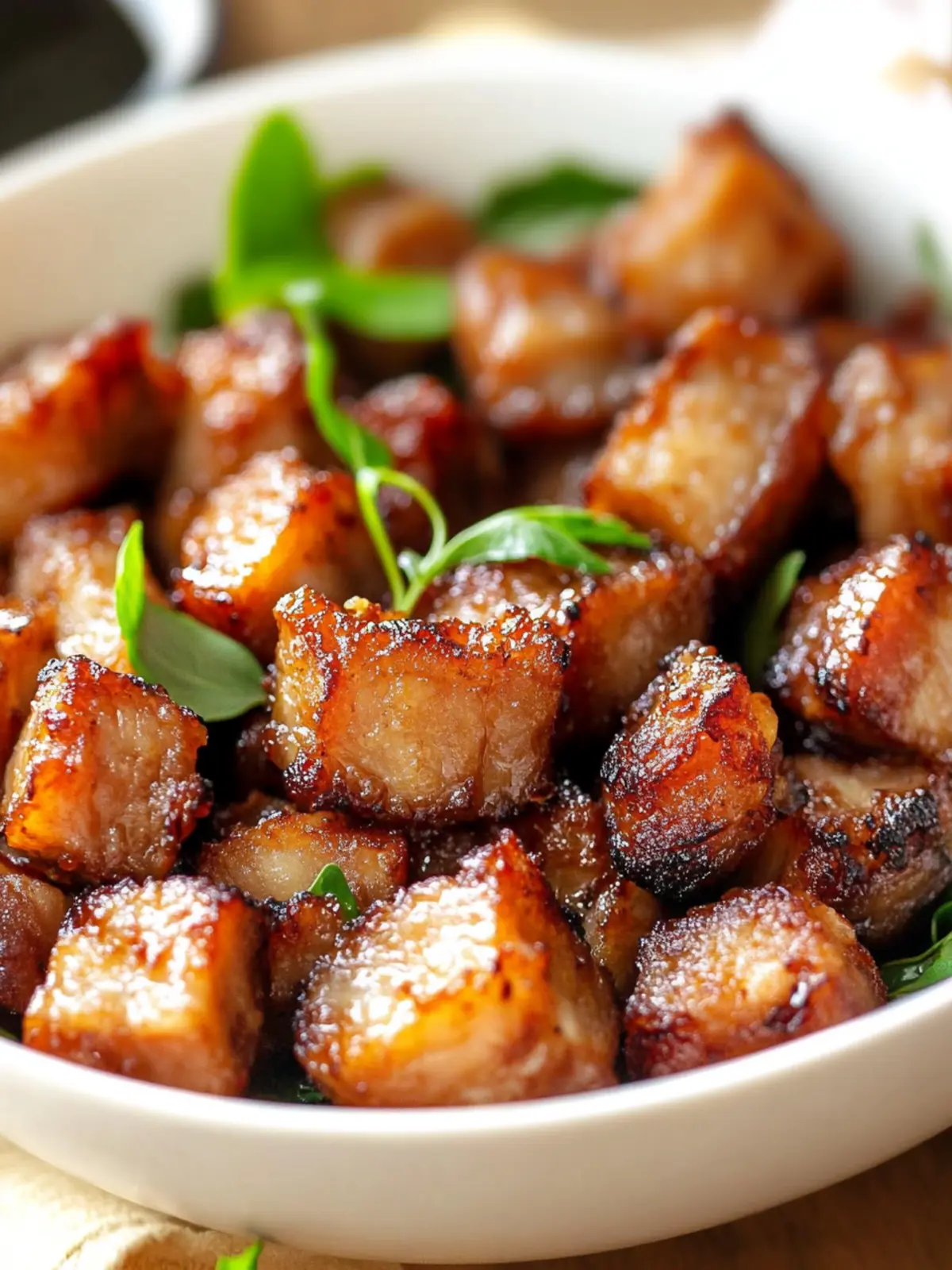 Crispy Air Fryer Pork Belly Bites with Just 4 Ingredients 5 Crispy Air Fryer Pork Belly Bites only 4 ingredients!
